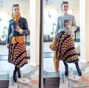 Zara Skirts - Zara pleated colorful skirt Zara Skirts - Zara pleated colorful skirt